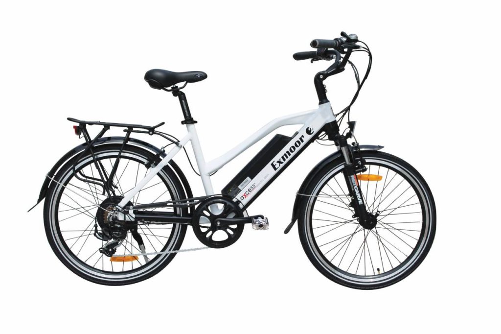 The Exmoor2.is a small step-though electric bike suitable for riders about 5ft tall